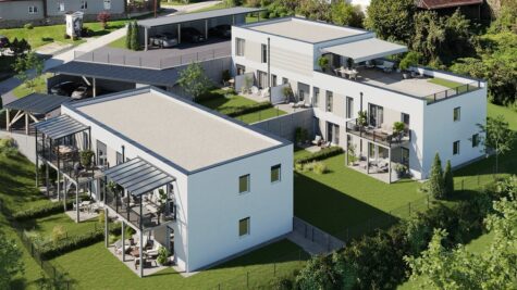 Letzte Wohnung! AKTION -€ 10.000,- nutzen! Kleine 3-Zimmer Gartenwohnung in traumhafter Umgebung! Neubauwohnanlage nur 28km östlich von Graz gelegen!, 8323 Sankt Marein bei Graz (Österreich), Erdgeschosswohnung